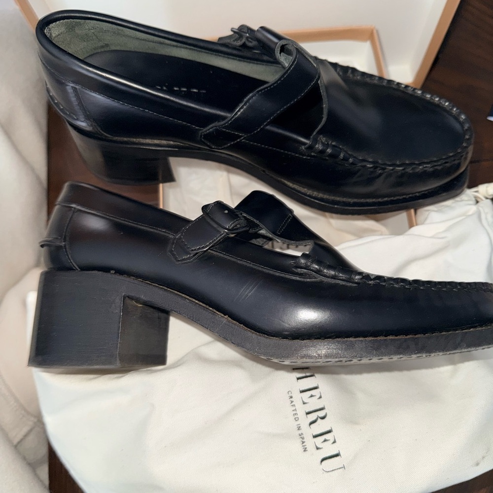 Hereu black Maryjane style women’s shoes. Beautifully handcrafted . Size 9 1/2 - Picture 8 of 17